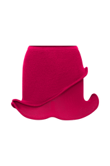 Haisley Knit Mini Skirt - Raspberry