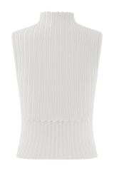 Indy Pointelle Knit Top - Ivory