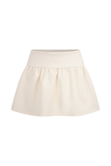 Jennie Frill Mini Skort - Ivory