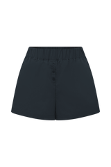Johanna Cotton Relaxed Shorts - Navy