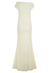 Kinsley Slinky Maxi Dress With Hardware - Ivory