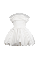 Lauretta Off Shoulder Mini Dress - White