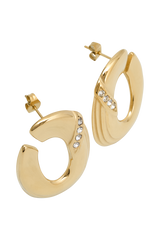 Lennon Hoop Earrings - Gold