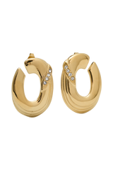 Lennon Hoop Earrings - Gold