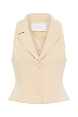 Mura Suiting Vest - Peach