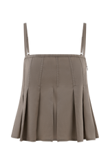 Mae Cotton Top - Pebble Brown