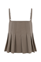 Mae Cotton Top - Pebble Brown