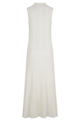 Margie Sleeveless Knit Midi Dress - White
