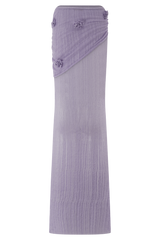 Orianna Orchid Knit Maxi Skirt - Orchid
