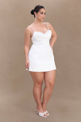 Liliane Suiting Mini Dress - Ivory