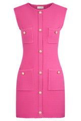 Mia Knit Mini Dress - Pink