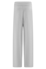 Natalya Knit Wide Leg Pants - Heather Grey Marle