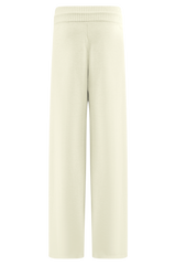 Natalya Knit Wide Leg Pants - Ivory
