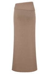 Sloane Knit Maxi Skirt - Latte