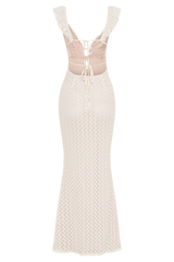 Ezra Lace Maxi Dress - Ivory