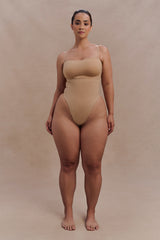 Saria High Waist Shapewear Briefs - Beige