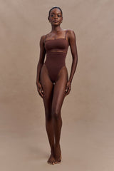 Saria High Waist Shapewear Briefs - Espresso