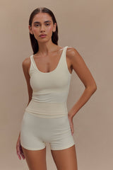 Orion Active Bike Shorts - Ivory