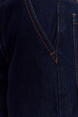 Renata Barrel Denim Jeans - Indigo Blue