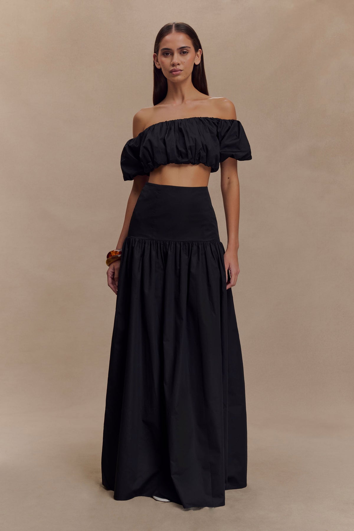 Autumn Maxi Skirt - Black