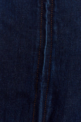 Fallon Cropped Denim Jacket - Indigo Blue