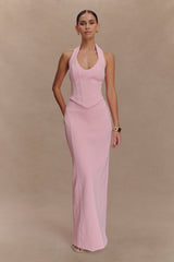 Alma High Waist Maxi Skirt - Candy Pink