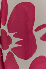 Katalina Chiffon Maxi Skirt - Red Deco Fleur Print