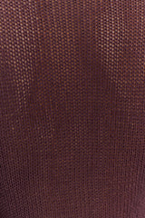 Isabella Long Sleeve Knit Top - Chocolate