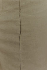 Brandi Linen Straight Leg Pant - Basil