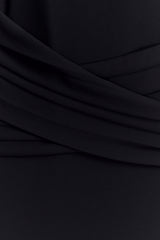 Analia Chiffon Maxi Dress - Black