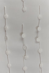Tove Hand Knit Flower Mini Dress - White