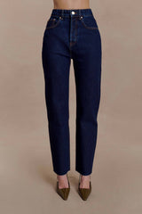 Tina Mom Jean - Indigo Blue