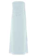 Arna Mesh Maxi Skirt - Pale Blue