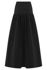 Autumn Maxi Skirt - Black