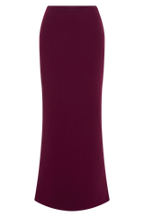 Micah Suiting Maxi Skirt - Plum