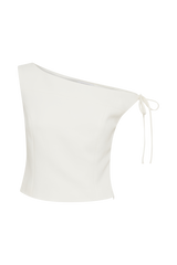 Ramsey Suiting Off Shoulder Top - Ivory