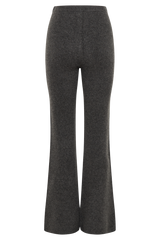 Shyann Straight Leg Knit Pant - Charcoal Marle