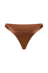 Michelle Cheeky Bikini Bottom - Chocolate