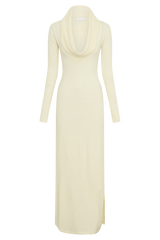 Alessandra Reversible Knit Maxi Dress - Ivory Marle