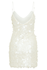 Romilly Sequin Mini Dress - Ivory
