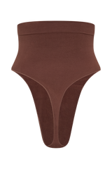 Saria High Waist Shapewear Briefs - Espresso