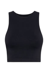 Pippa Racer Tank Top - Black