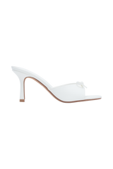Sylvia Mule With Bow - Ivory