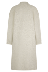 Benson Maxi Knit Cardigan - Cream Marle
