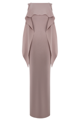 Darby Knit Scarf Maxi Dress - Pale Pink