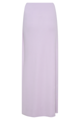 Bridget Slinky Maxi Skirt With Hardware - Dusty Lilac