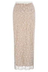 Cordelia Knit Maxi Skirt - Ivory