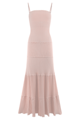Finley Pointelle Knit Maxi Dress - Baby Pink