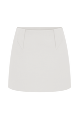 Gina Suiting Mini Skirt - Ivory