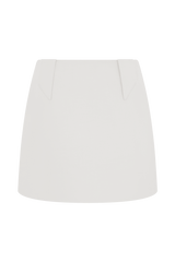 Gina Suiting Mini Skirt - Ivory